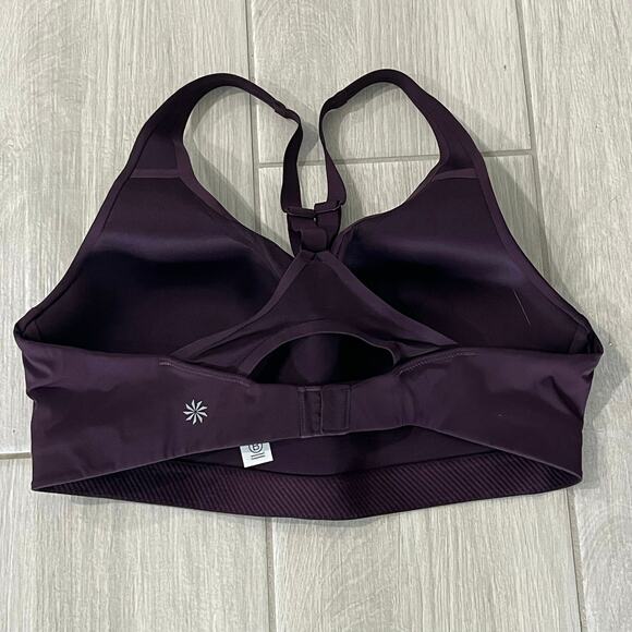 Athleta Women's 38C Wine Burgundy Adjustable Advance Sports Bra - Picture 2 of 4